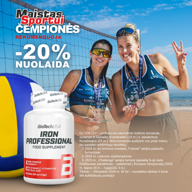 BioTech Iron Professional Geležies gliukonato kompleksas