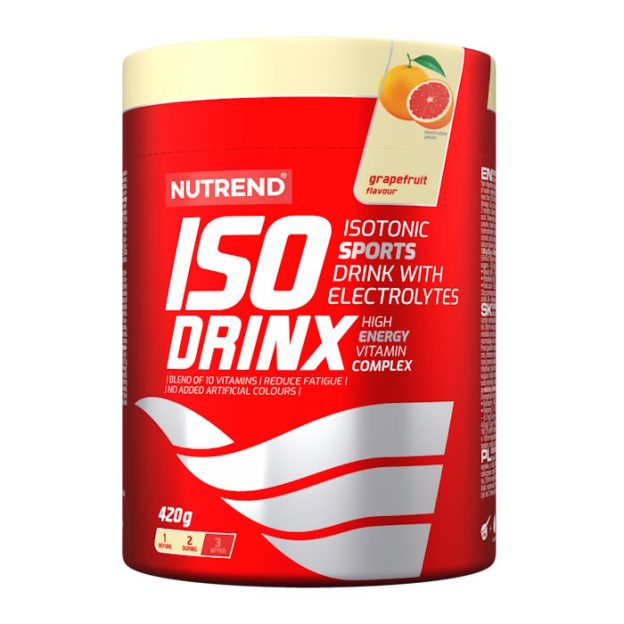 Nutrend ISOdrinx paruošiamas izotoninis gėrimas greipfruto skonio