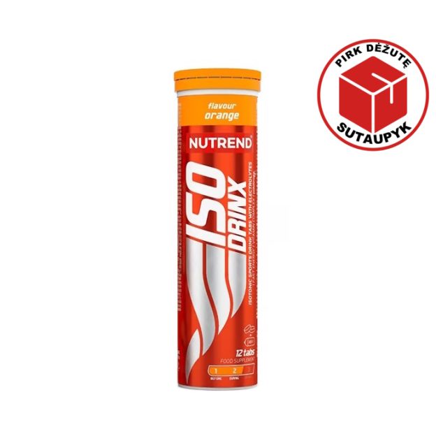 Nutrend Isodrinx Tabs tirpios tabletės apelsinų skonio