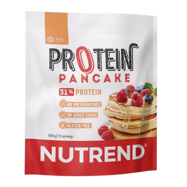 nutrend protein pancake natūralaus skonio proteininiai blyneliai