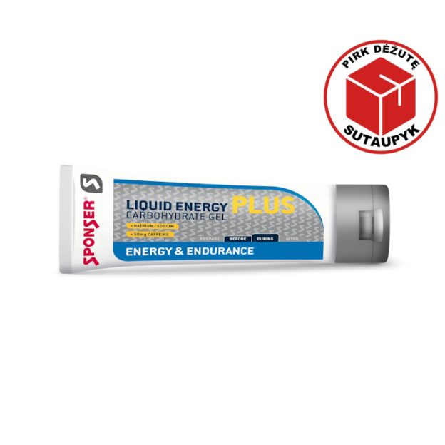Sponser Liquid Energy Plus energetinis gelis