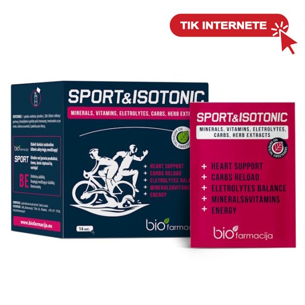 biofarmacija Sport&Basic N14 izotoninis kompleksas su augaliniais ekstraktais