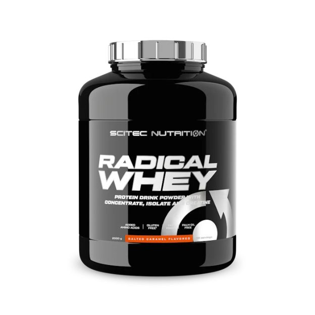 scitec radical whey isrugu baltymai sudytos karameles skonio