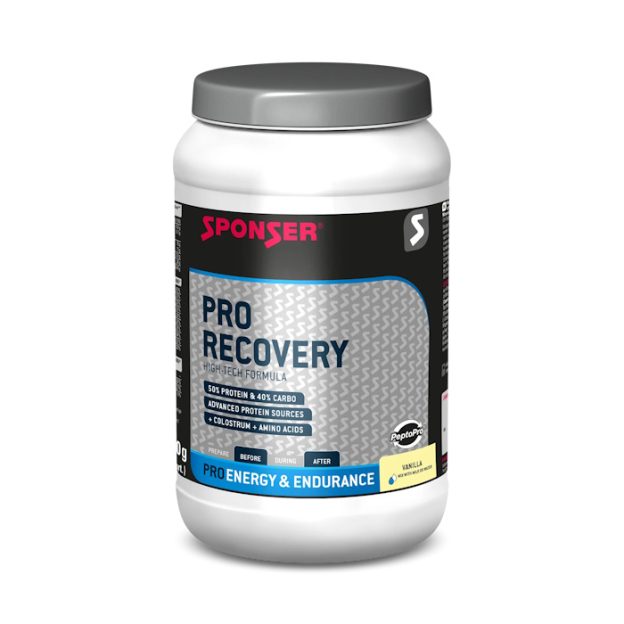 Sponser Pro Recovery Angliavandenių ir baltymų kompleksas vanilės skonio