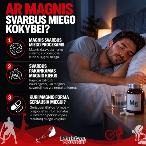 Ar magnis svarbus miego kokybei?