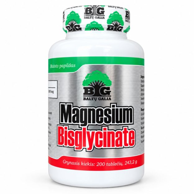 Magnio bisglicinatas „Baltų Galia Magnesium Bisglycinate“