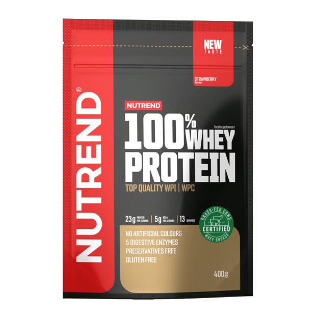 Išrūgų baltymai „Nutrend 100% Whey Protein“ 400 g